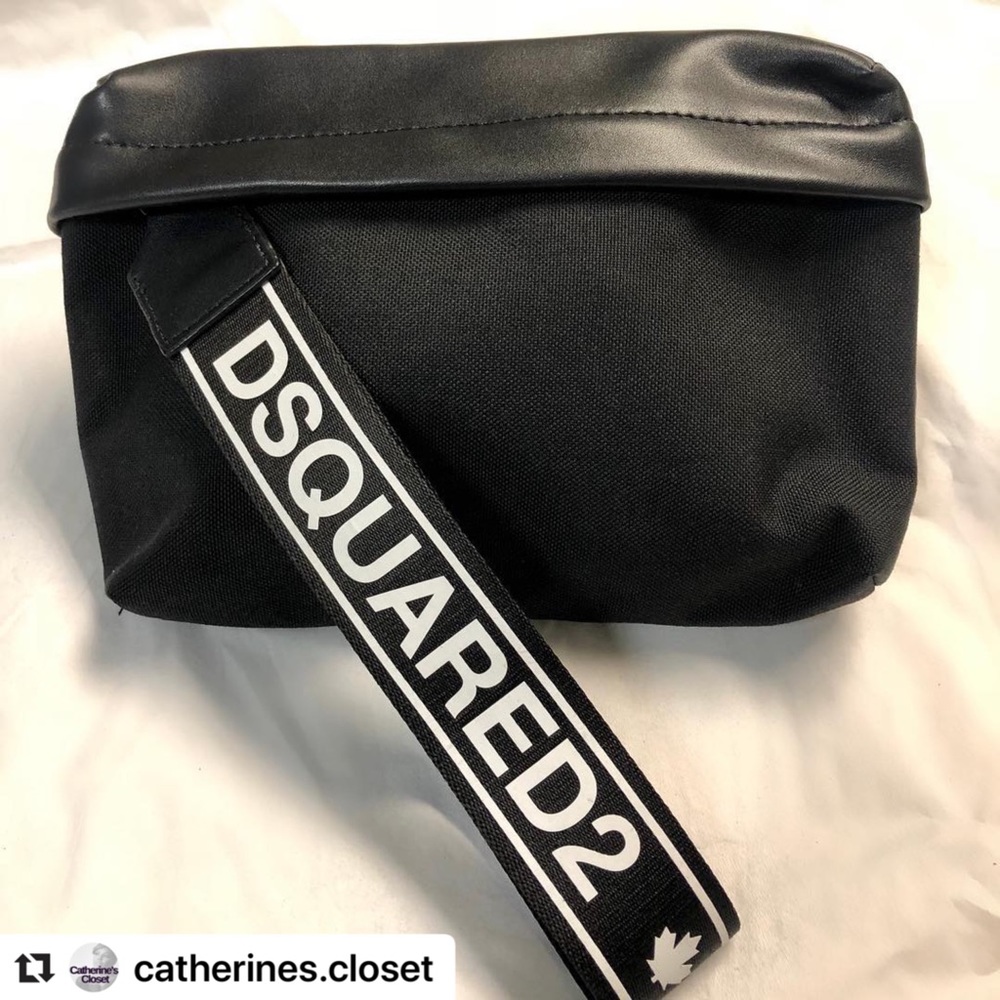 Dsquared2 fanny pack in black